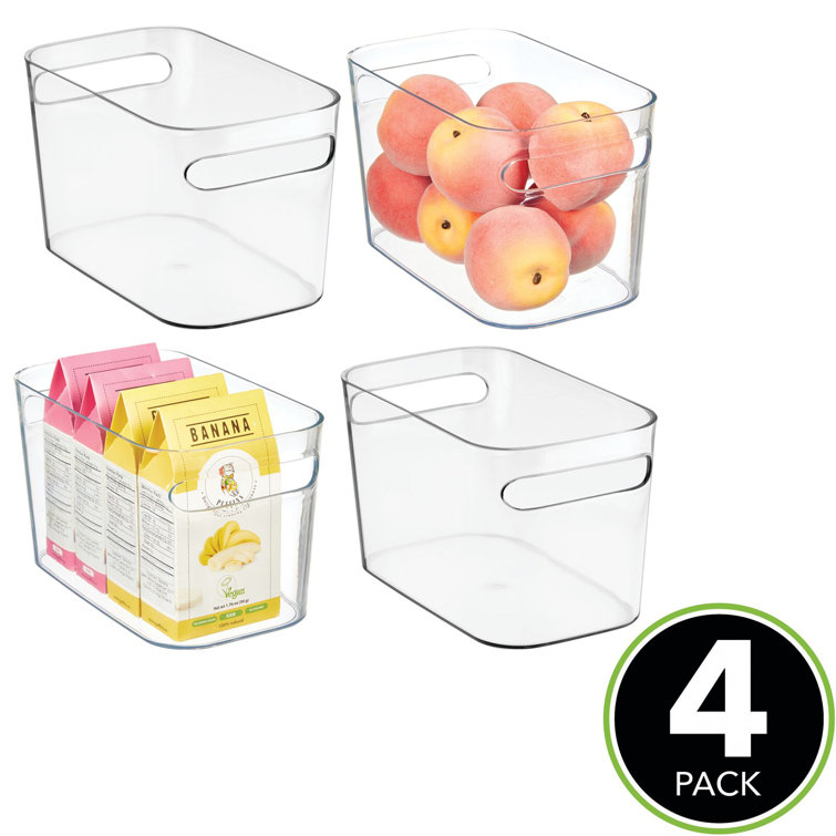 mDesign Kitchen Food Storage Plastic Bin Set Wayfair Canada